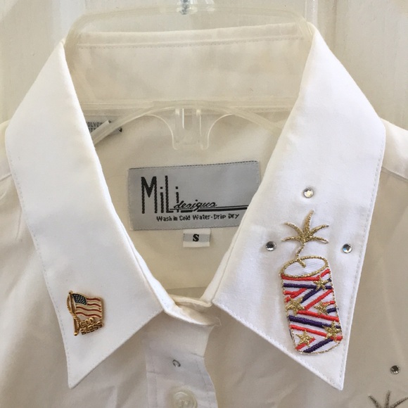 FINAL MARKDOWN Ladies’ Mili designs Firecracker Blouse (S) - Picture 4 of 14